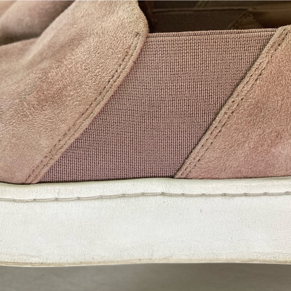 Vince Warren Suede Platform Slip-On Sneakers Dusty Pink Mauve (Size US 10 EU 40) - Picture 10 of 14
